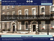 Tablet Screenshot of morganhotel.co.uk